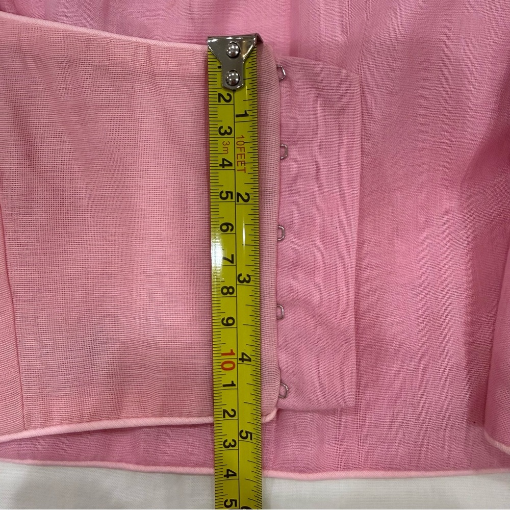 Pink Sweetheart Crop Top bustier cami blouse one minute saree - Picture 5 of 7
